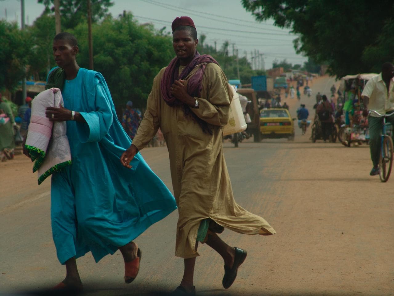 Street scene in Kayes, Mali.