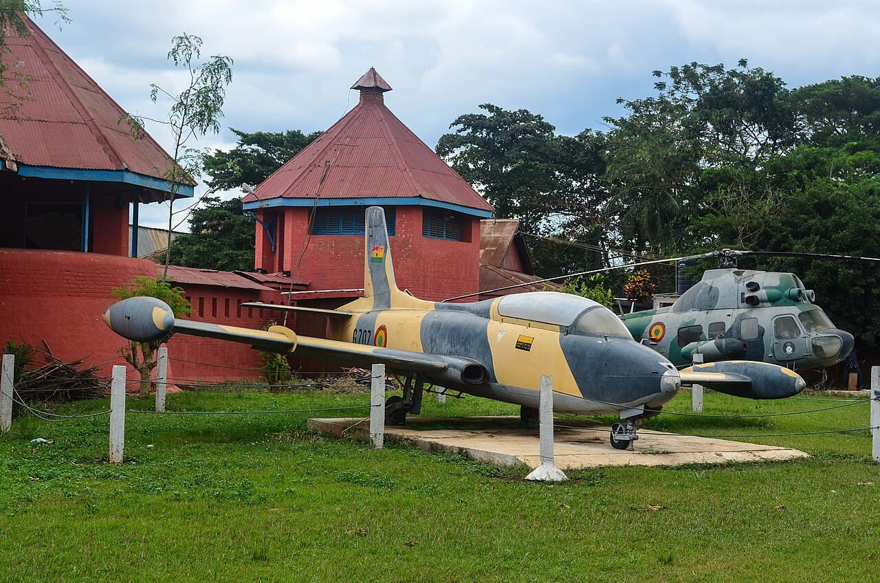 Museum display in Kumasi, Ghana.