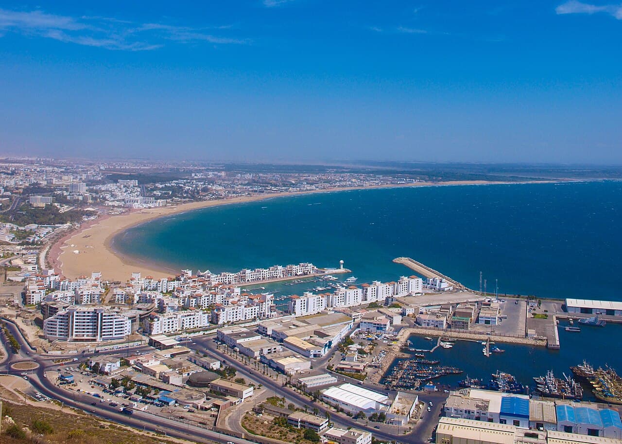 Aerial view of Agadir.