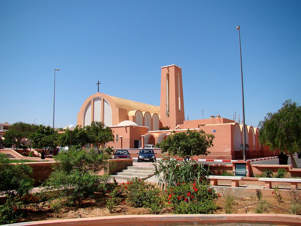 The old Spanish Saint Francis of Assisi Cathedral in Laayoune.